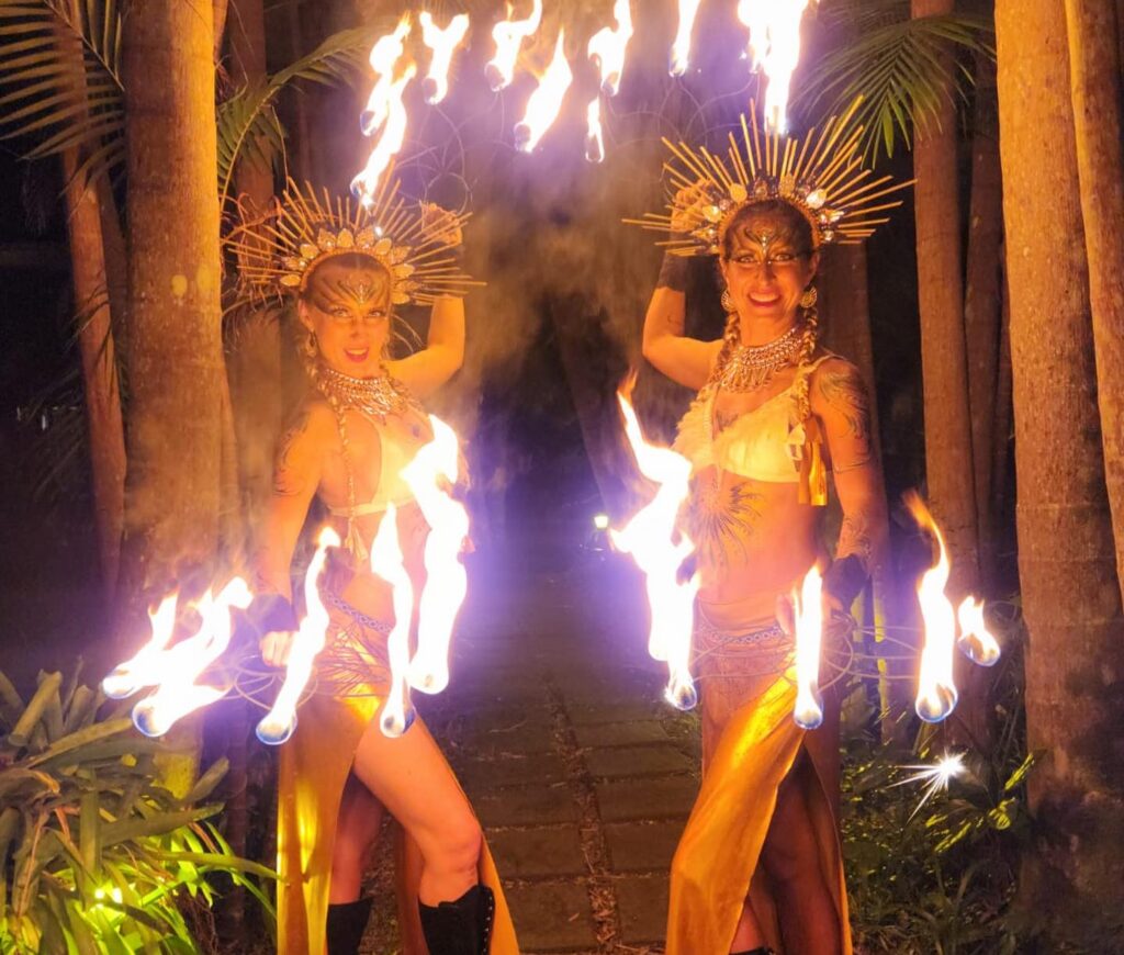 Professional Byron Bay Fire Twirlers
